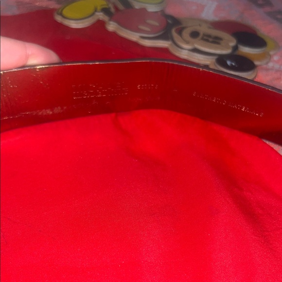 Michael Kors Signature Brown Belt with Silver MK Buckle - Picture 5 of 8